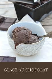 Glace Au Chocolat Noir En 2020 Glace Au Chocolat Chocolat Chocolat Noir