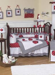 You can shop for adorable baby bedding sets for girls and boys at sears. Who Says Red Is Not A Nursery Color Feast Your Eyes On This Adorable Theme For Your Precious Little Ladybug Baby Room Baby Girl Nursery Ladybug Baby Crib Sets