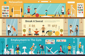 Break Gym Stock Illustrations 203 Break Gym Stock