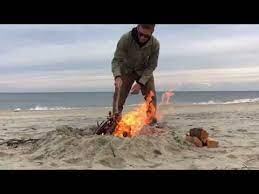 Obx Daydream | How To Build A Beach Fire - Youtube