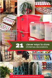 21 Creative Christmas Decoration Storage Ideas Spaceships And Christmas Decoration Storage Christmas Ornament Storage Christmas Storage