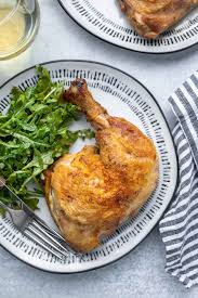 At first, place the thighs on the lit side of the grill. Garlic Baked Chicken Legs Recipe Simply Whisked