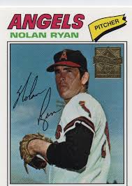 Prices may vary based on condition, and the type of authenticity that accompanies the signature. Nolan Ryan 1999 Topps Commemorative Set Card 10 1977 Topps Design 30 Year Old Cardboard