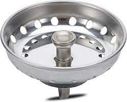 Replace kitchen sink basket strainer. K J Kitchen Sink Strainer Stopper 2 In 1 Stainless Steel Spring Clip Kitchen Sink Drain Strainer And Stopper Spring Clip Universal Amazon Com