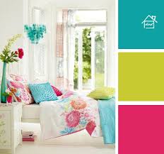 Turquoise Lime Green And Fuchsia The Perfect Accent Colors For My Craft Room Against All Whit Colorful Bedroom Design Bedroom Color Schemes Beautiful Bedrooms