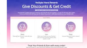 Yesstyle credit is credit that can be used as money on our sites. Yesstyle Friend Rewards Program Get 5 Off Your Order Referralcodes
