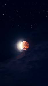 Moon Full Moon Red Moon Sky Night Wallpaper Dark Wallpaper Red Moon Digital Wallpaper