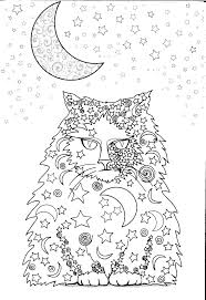 Moon And Stars Cat Star Coloring Pages Moon Coloring Pages Coloring Pages