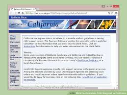 3 Ways To Calculate Child Support In California Wikihow