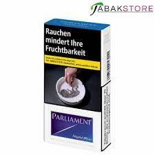Plain tobacco packaging, also known as generic, neutral, standardised or homogeneous packaging, is packaging of tobacco products, typically cigarettes, without any branding (colours, imagery, corporate logos and trademarks), including only the brand name in a mandated size, font and place on the pack, in addition to the health warnings and any other legally mandated information such as toxic. Parliament Night Blue 7 50 Euro 20 Zigaretten Online Kaufen Im Shop