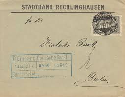 Es sind brancheneinträge zu banken in recklinghausen gefragt? Philaseiten De Briefe Deutscher Banken