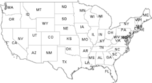 Mississippi map with zip codes. Postal Codes United States