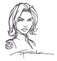 Black Widow by Andy Park, in Kevin Canlas's Marvel Comic Art Gallery Room