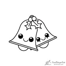 Dibujos Navidad Para Colorear Kawaii