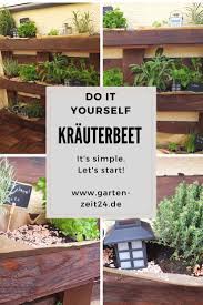 Do It Yourself Krauterbeet Einfach Selbst Gebaut Garten Zeit24 Krauterbeet Diy Gartenbau Garten