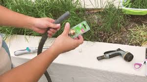 Attach the cut ends of the hose to the connectors of the hose mender, twisting the two. Super Easy Garden Hose Repair How To Replace Broken Garden Hose Connectors Youtube