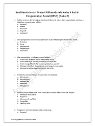 Bisa digunakan untuk latihan, tugas, uts, uas, ulangan, lks dan osn ips. Soal Pendalaman Materi Pilihan Ganda Kelas X Bab 6 Pengendalian Sosial Ktsp Buku 2