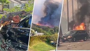 Pacific Palisades fire burns homes ...