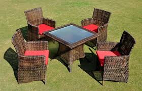 بامبو رتان معالج اللون بنى شاسية الومنيوم ضد الشمس والمياة عدد 4 كرسى بالكوشون ترابيزة كود 55 Outdoor Furniture Outdoor Decor Outdoor Furniture Sets