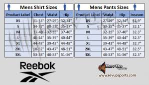 Reebok Ice Hockey Jersey Size Chart