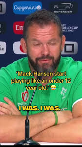 Mack Hansen and Andy Farrell Hilarious Moments