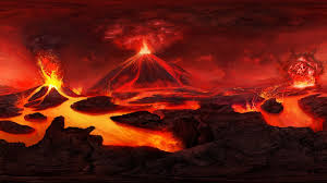 Volcano Art Lava Volcano Wallpaper Landscape Wallpaper Hd Wallpaper