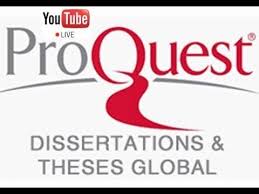 Proquest dissertations & theses global. Proquest Dissertations Theses
