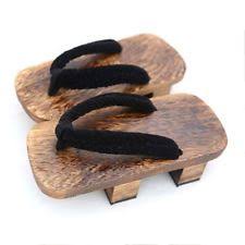 Japanese Wooden Sandals Ebay Wooden Sandals Japanese Wooden