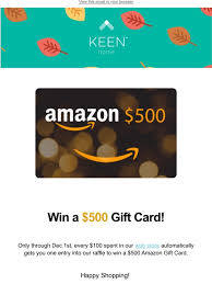 4.9 out of 5 stars 51,194. Keen Home Win A 500 Amazon Gift Card Milled