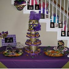 During that time and still today, this cake commemorates the epiphany when jesus first showed himself to the world and when the wise men visited him in currently, a tiny plastic baby is hidden in the cake batter before baking. 26 Lovely Mardi Gras Baby Shower Baby Shower