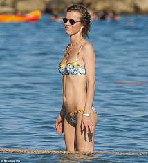 Victoria s secret models to frolic on puerto rico beaches in cbs swimsuit special : Eva Herzigova Displays Slender Frame On Italian Break With Gregorio Marsiaj Daily Mail Online