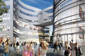 Daniel Libeskind Ko Bogen Dusseldorf Under Construction With Images Daniel Libeskind Construction Images Under Construction