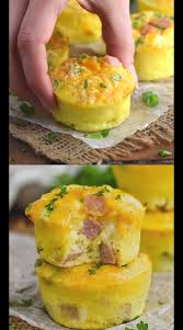 Ham And Cheese Egg Muffins Video Yummy Breakfast Breakfast Dishes Recipes
