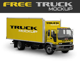 Check Out This Behance Project Free Mock Up Truck Cargo Truck Cargo Trucks Mockup