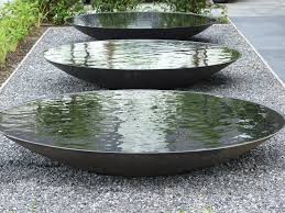 Water Bowls Jardim Ao Lado Do Tunel Ou Ligacao Com Pavilao Brunnen Garten Wasser Im Garten Wasserbecken Garten