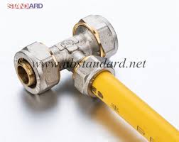 Astm f1807 for metal insert fittings and astm f2159 for plastic insert fittings. China Brass Compression Fitting For Pex Al Pex Pipe Brass Compression Tee China Tee Brass Fittings