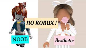 Created by deleteda community for 1 year. Aesthetic Roblox Avatar With No Robux Youtube