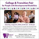 College and Transition Fair for People with Developmental Disabilities