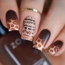 Lou Urban Nail Art En Instagram Coffee Nails First I Have The Coffee Then I Do The Things These Are Inspire Urban Nails Nail Art Starbucks Nails