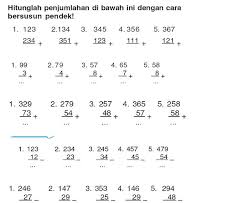 Jumlah sisi pada bangunan segi empat adalah … a. Soal Cerita Matematika Kelas 1 Sd Penjumlahan Dan Pengurangan Bersusun Lektur