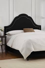 A Beautiful Headboard Makes All The Difference Homedecorators Com Black Upholstered Bed Black Upholstered Headboard Upholstered Beds