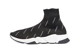 Add to cart quick shop. Balenciaga Logo Covered Speed Trainer In Black Hypebeast