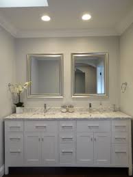 Here's a before and after bathroom transformation. Master Bathroom Suite With Double Vanity And Sherwin Williams Reflection Paint Color Bathroom Vanity Designs Double Vanity Bathroom Bathroom Colors