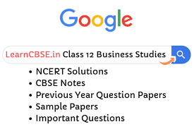 Ncert Solutions For Class 12 Business Studies Updated For 2020 21 Exams