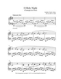 Holidaysheetmusic.net provides free, printable pdf downloads of christmas sheet music. O Holy Night Christmas Free Piano Sheet Music Pdf