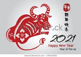 Chinese New Year 2021 Year Cow Stock Vector Royalty Free 1796334502 In 2020 Chinese New Year Year Of The Cow Cow