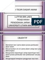 Pembentukan dasar merupakan proses yang kompleks sehingga persoalan tentang bagaimana sebuah dasar wujud merupakan suatu persoalan yang secara ringkas, dasar awam adalah sesuatu keputusan dalam bentuk pilihan dan penyelesaian kepada masalah, suatu matlamat atau objektif. Bab 2 Teori2 Dasar Awam
