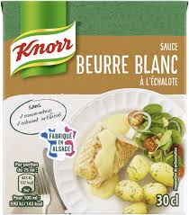Knorr Sauce Chaude Beurre Blanc A L Echalote Brique 30cl 300 Ml
