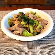 朝ごはん 豚肉レシピ ブロッコリーと豚肉の炒め物 これで 冷凍保存 した ブロッコリー 消費 しました あさごはん 朝ごはんの記録 野菜たっぷり 野菜のおかず vegetables food brussel sprout