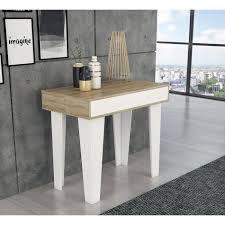 Table Console Extensible Avec Rallonges Nordic Kl 237 Cm Style Scandinave Salle A Mang Table Console Extensible Console Extensible Table A Manger Extensible